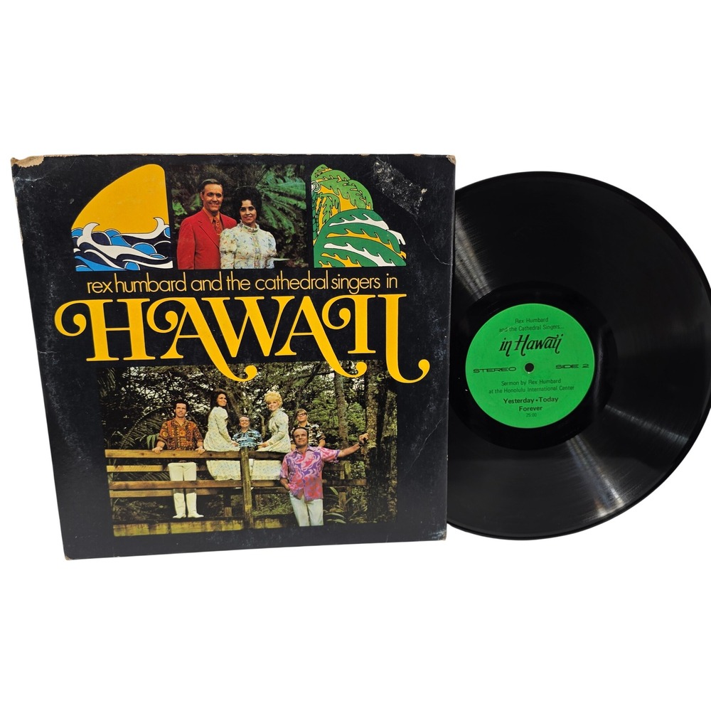Rex Humbard and the Cathedral Singers in Hawaii Vinyl LP Record 1971 Gospel Live
